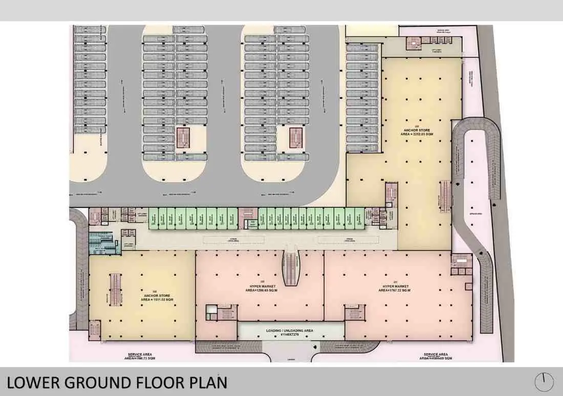 1 BHK Floor Plan